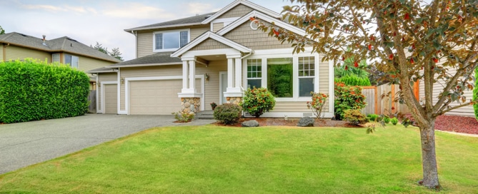 Exterior of a family home
